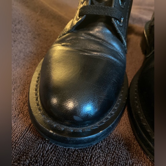 ZADIG & VOLTAIRE LAUREEN BLACK LEATHER BOOTS SZ 36 - Picture 4 of 14